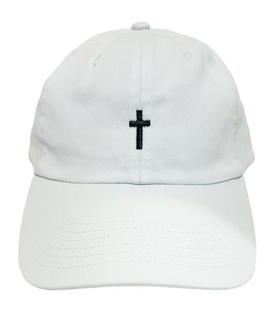 WHITE CROSS HAT